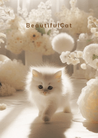 Beautiful Cat-NATURAL FLOWER 3