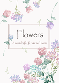 水彩で描く花の優しい世界・14