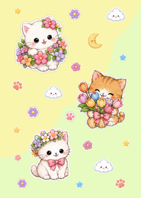 Pop Meow Green & Yellow.w