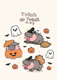 สุขสันต์วันฮาโลวีน : หมูดึ๋งฮิปโปแคระ :)