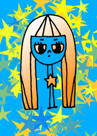 neck lady star shower B 2