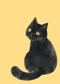 A unique cat01 brown & yellow