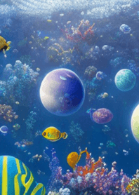 Dream of tropical fish #FV228.