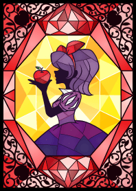 Silhouette style Snow White