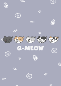 Q-meow1 - mist purple