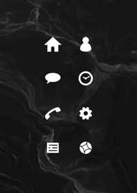 黒のスタイリッシュな大理石