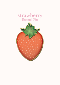 strawberry Enamel Pin 2