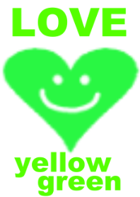 LOVE yellow green