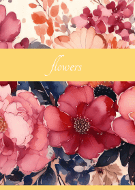 Fragrant Flowers on light yellow