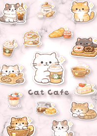 Fluffy Cat Cafe (Pink)