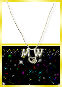 イニシャル M&W❤
