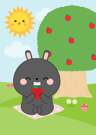 Black Rabbit in Forest Theme (jp)