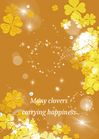 Orange : Lucky clover flying