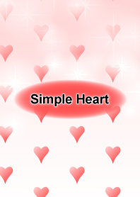 Simple Heart -Red2