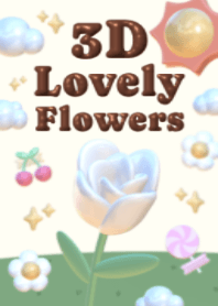 3D Lovely Flowers