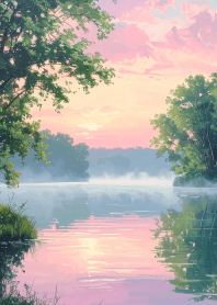 Lakeside at sunrise Vol.1