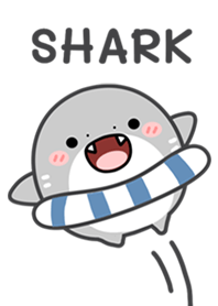 Happy shark so cute!