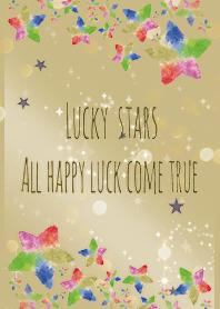 Navy / Watercolor star overall luck!
