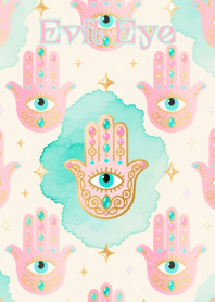 Pastel Hamsa & Evil Eye Luck