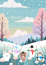 Kawaii scandinavian style(Winter-716)