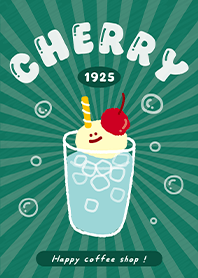 Happy coffee shop (ice cream soda)