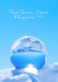 Real Quartz Sphere #Purification 7-11