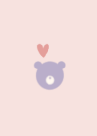 BEAR/SIMPLE / PINK / PURPLE