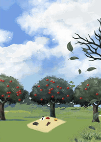 Apple trees