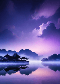 Tranquil lake 5A35Ba