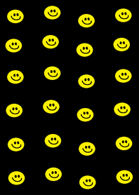 Smile face theme(black)