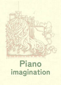 piano imagination  Beige WHT