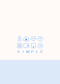 SIMPLE(beige blue)V.502b
