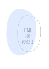 Time for yourself -blue-