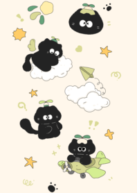 cat riding airplane2