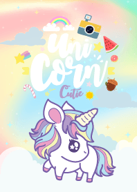 Unicorn Kawaii Love Charming