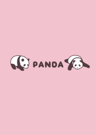 Simple Giant Panda Theme[Dull pink]