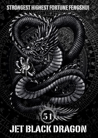 Jet black dragon Lucky 51