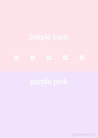 Simple basic purple pink