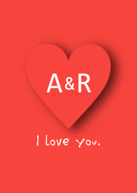 INITIAL -A&R- I Love you