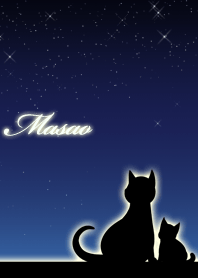 Masao parents of cats & night sky