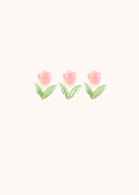 # Cute and tulips