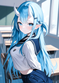 A horned devil girl 2