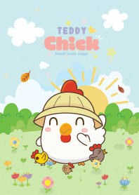 กุ๊กไก่ สวนดอกไม้ คาวาอี้