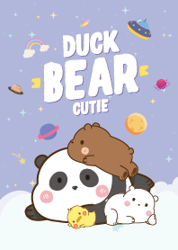 Bear&Duck Galaxy Cutie Violet