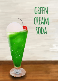 GREEN CREAM SODA