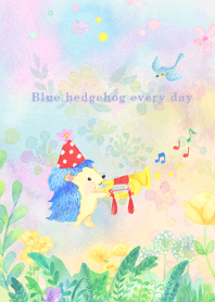Blue hedgehog every day