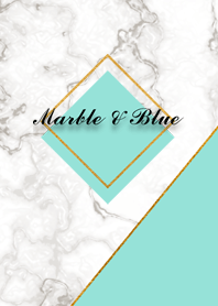 marble & blue