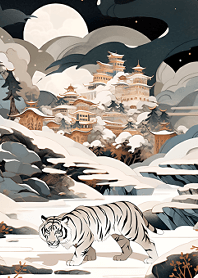 White tiger in the suburbs-02 japan