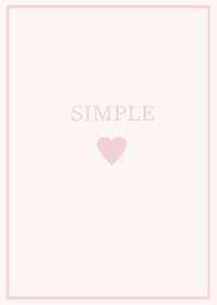 大人のシンプルハート =softy pink=