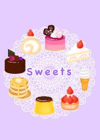 Many sweets themes purple